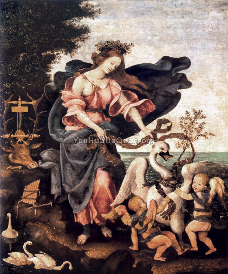 Allegory of Music or Erato - 菲利皮诺·利比